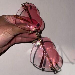 Cartier heart shaped glasses